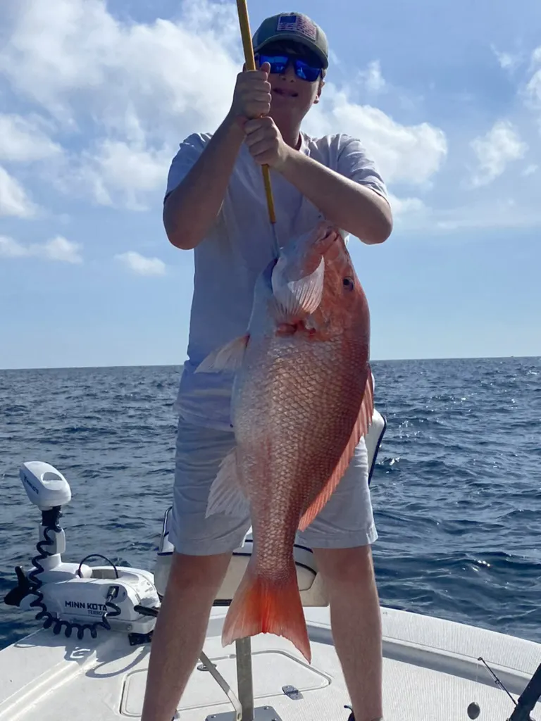 Red Snapper fishing charter a boat in Sarasota FL